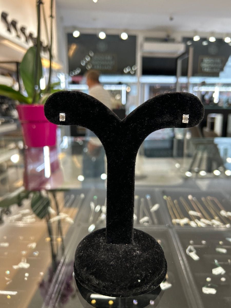 White Gold Diamond Earrings