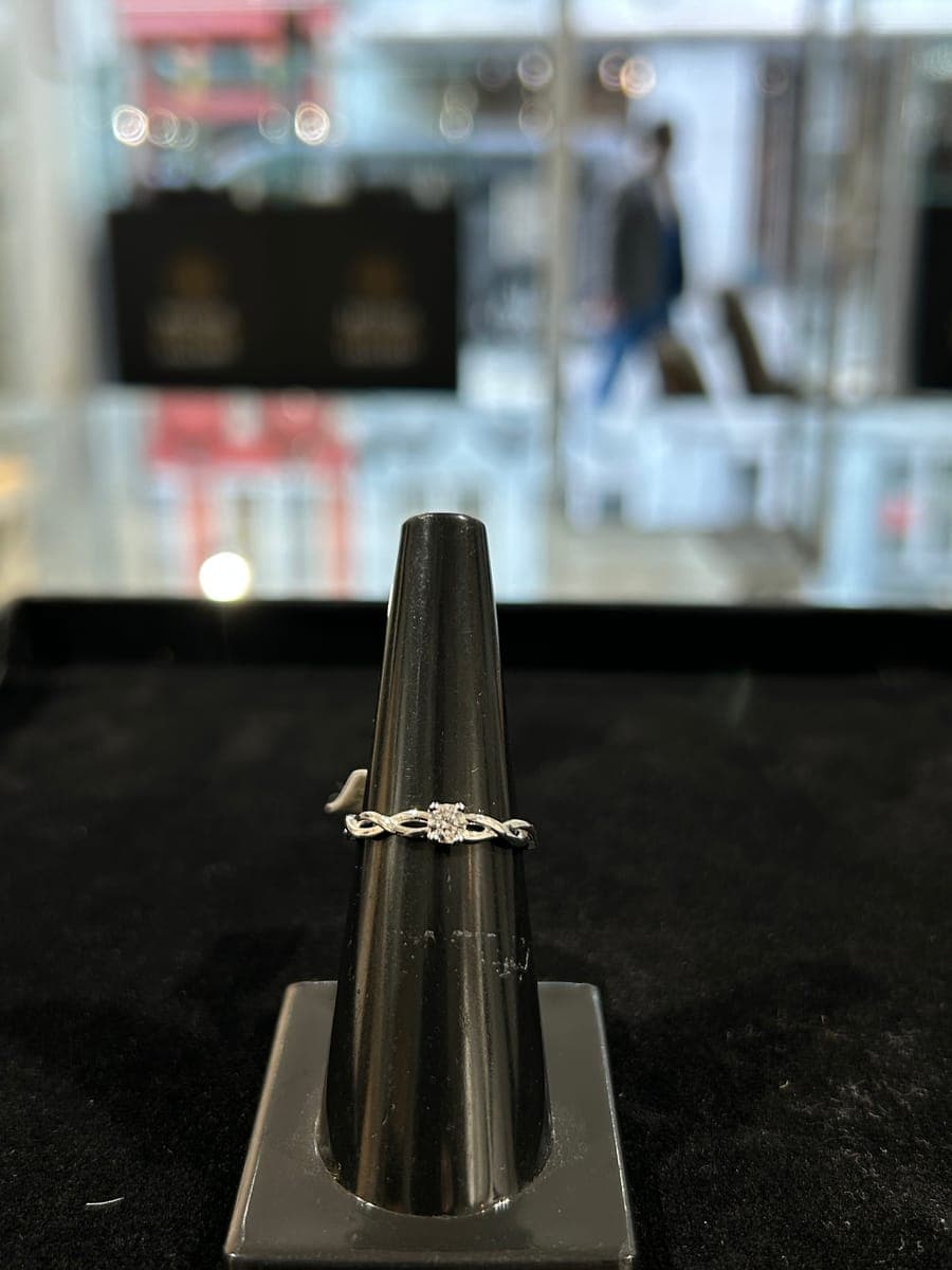 White Gold Diamond Ring