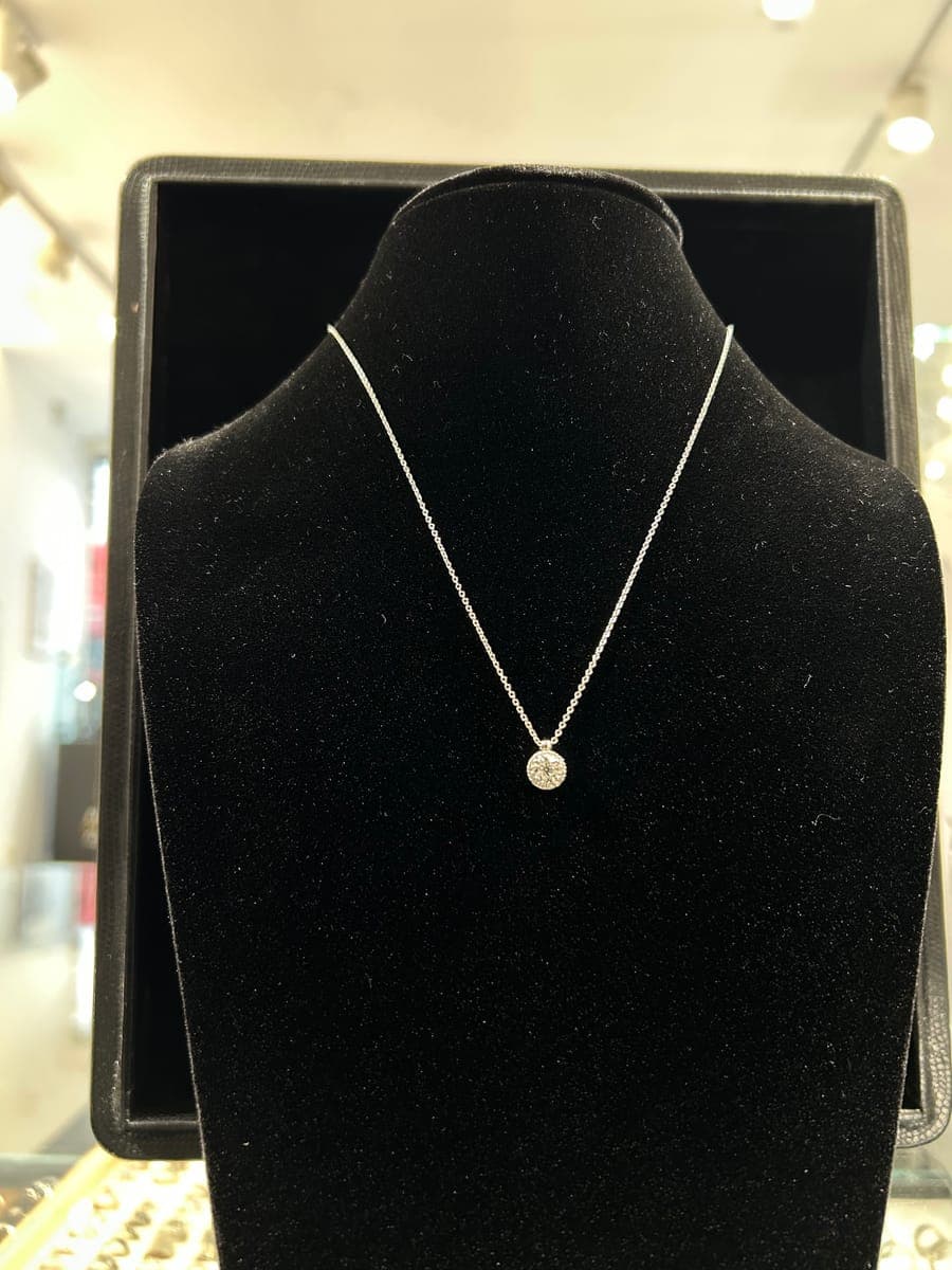 White Gold Diamond Pendant