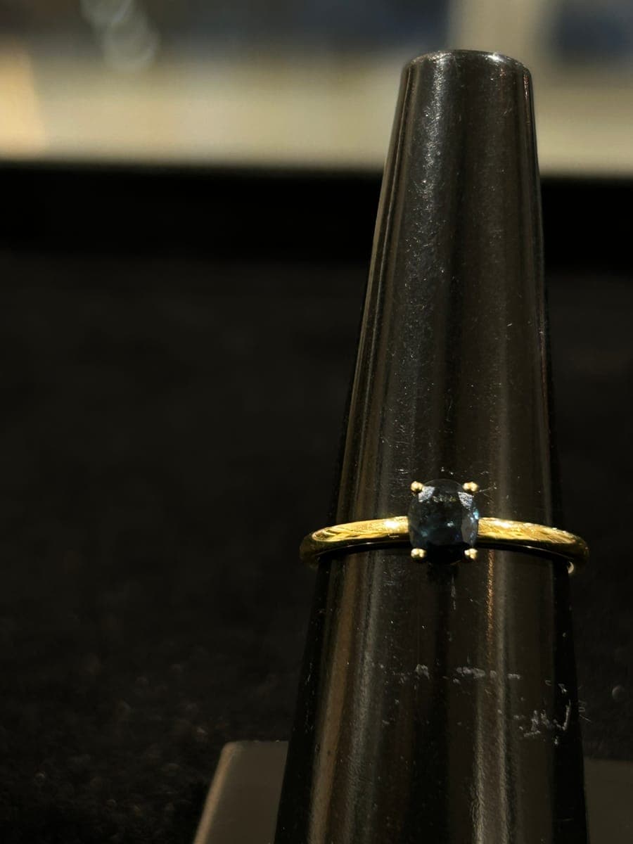 Yellow Gold Sapphire Ring