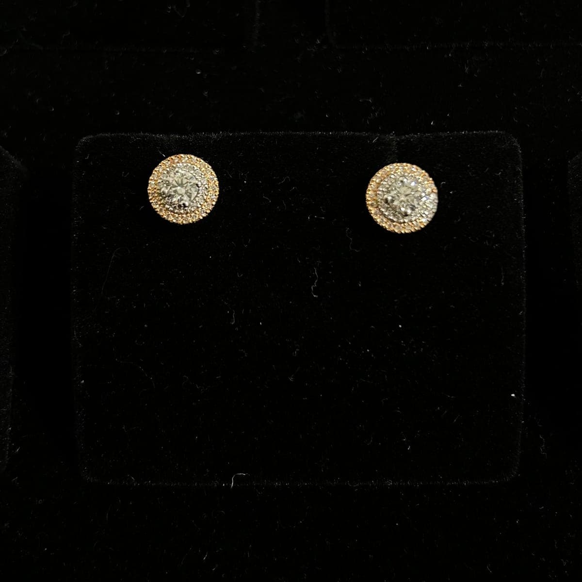 Rose Gold Diamond Earrings