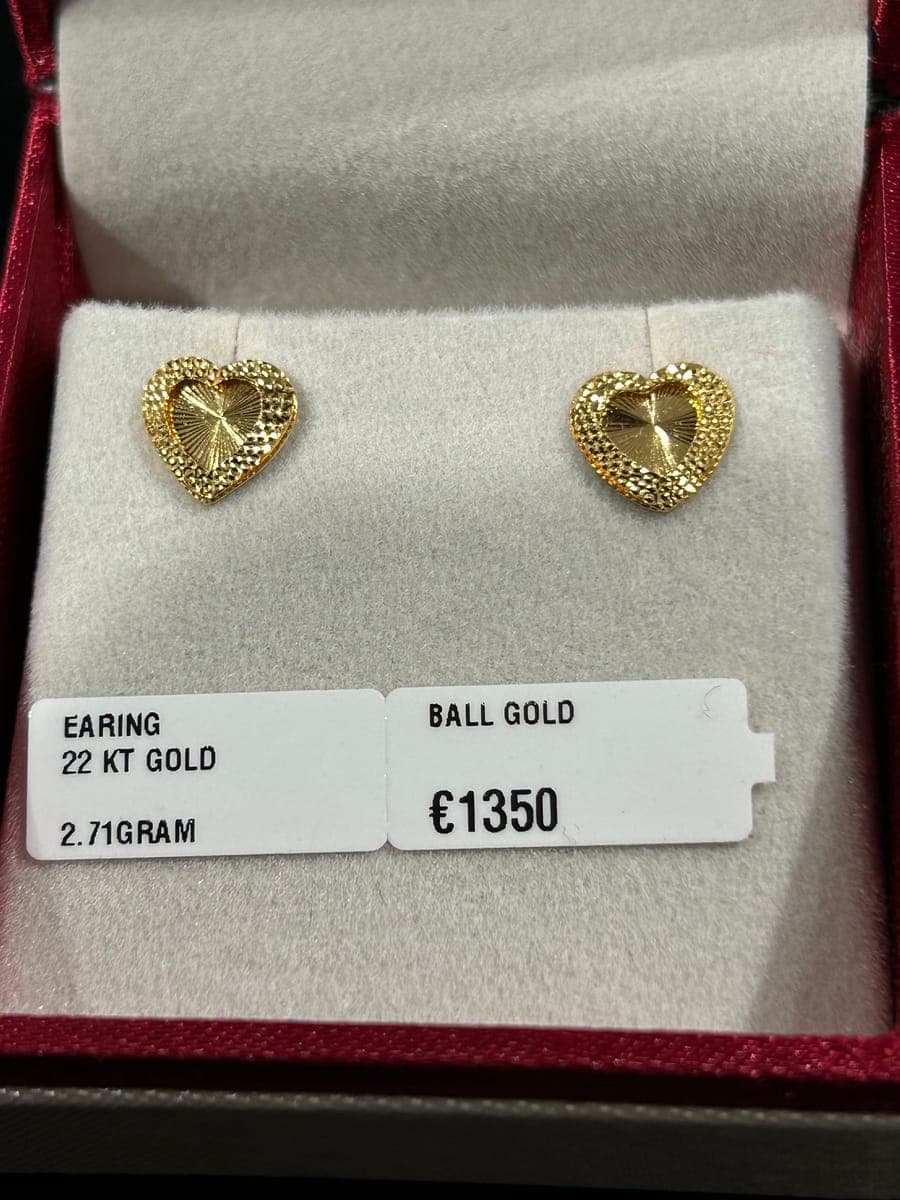 Yellow Gold Earrings