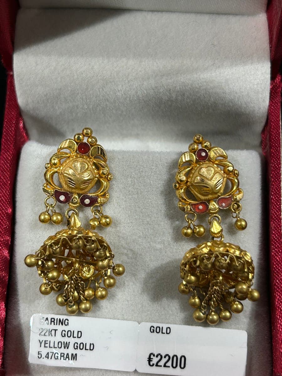 Yellow Gold Earrings