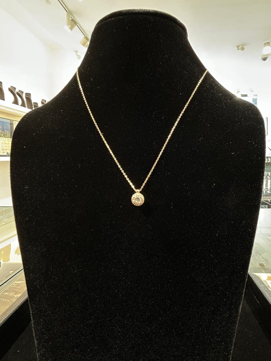 Rose Gold Diamond Pendant