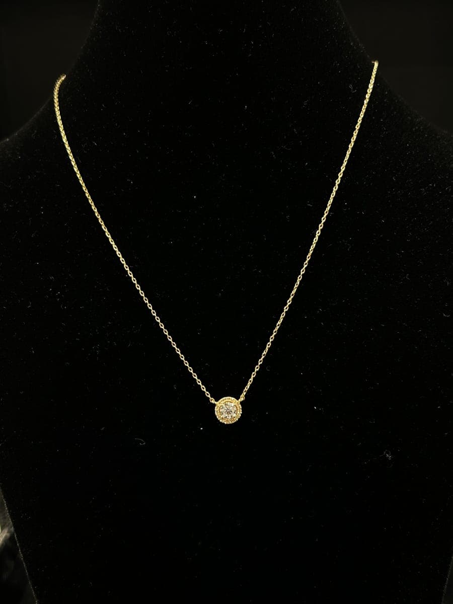 Yellow Gold Diamond Pendant