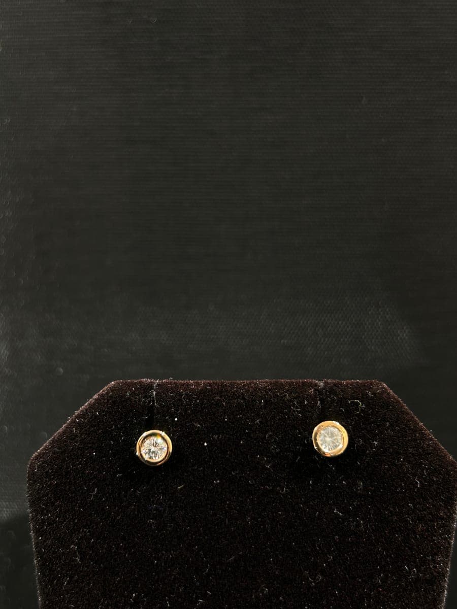 Rose Gold Diamond Earrings