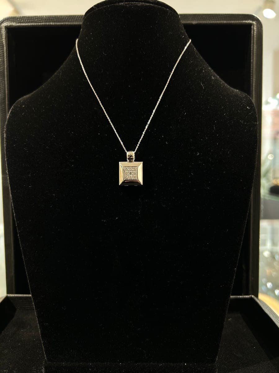 White Gold Diamond Pendant