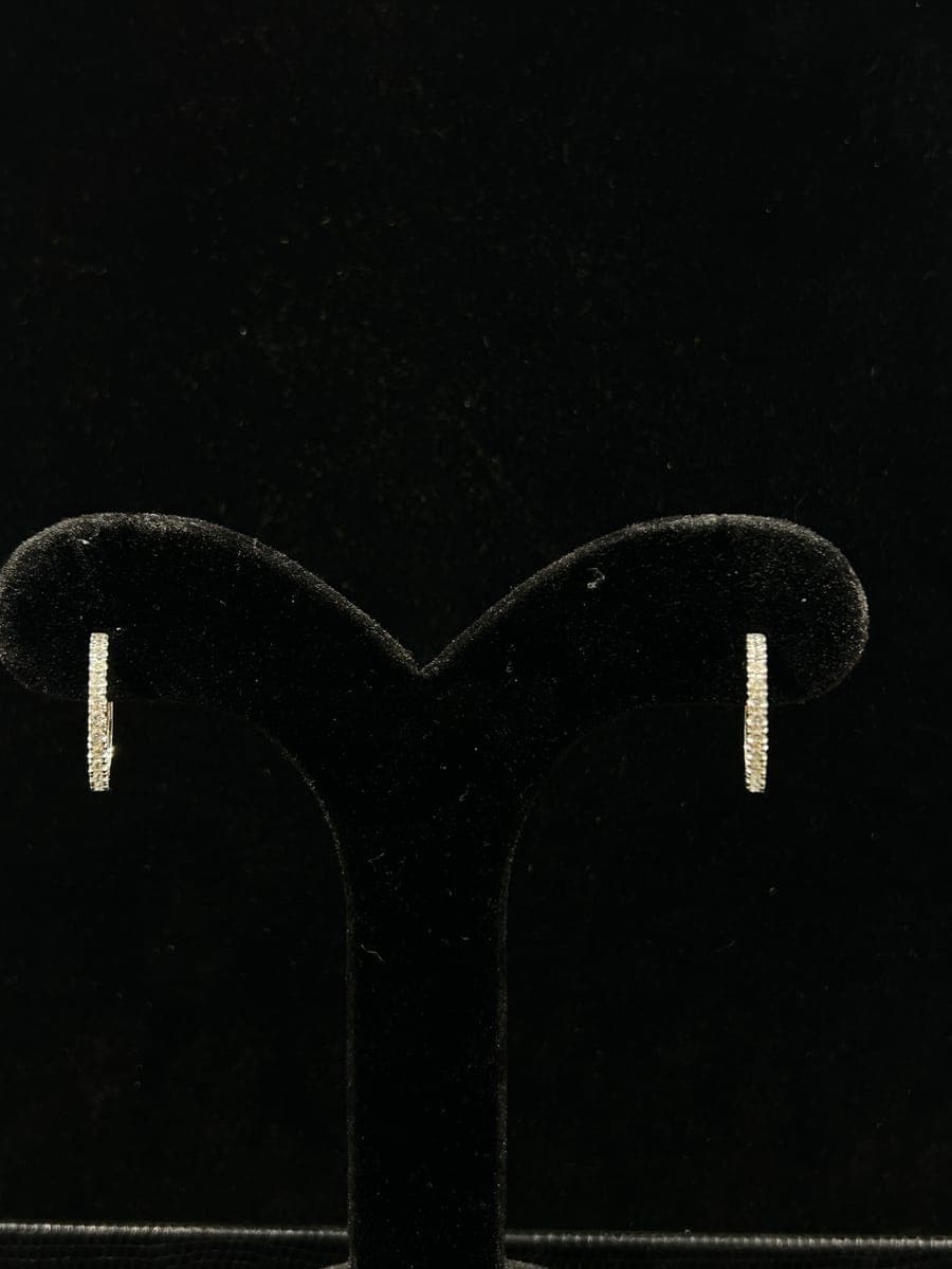 White Gold Diamond Earrings