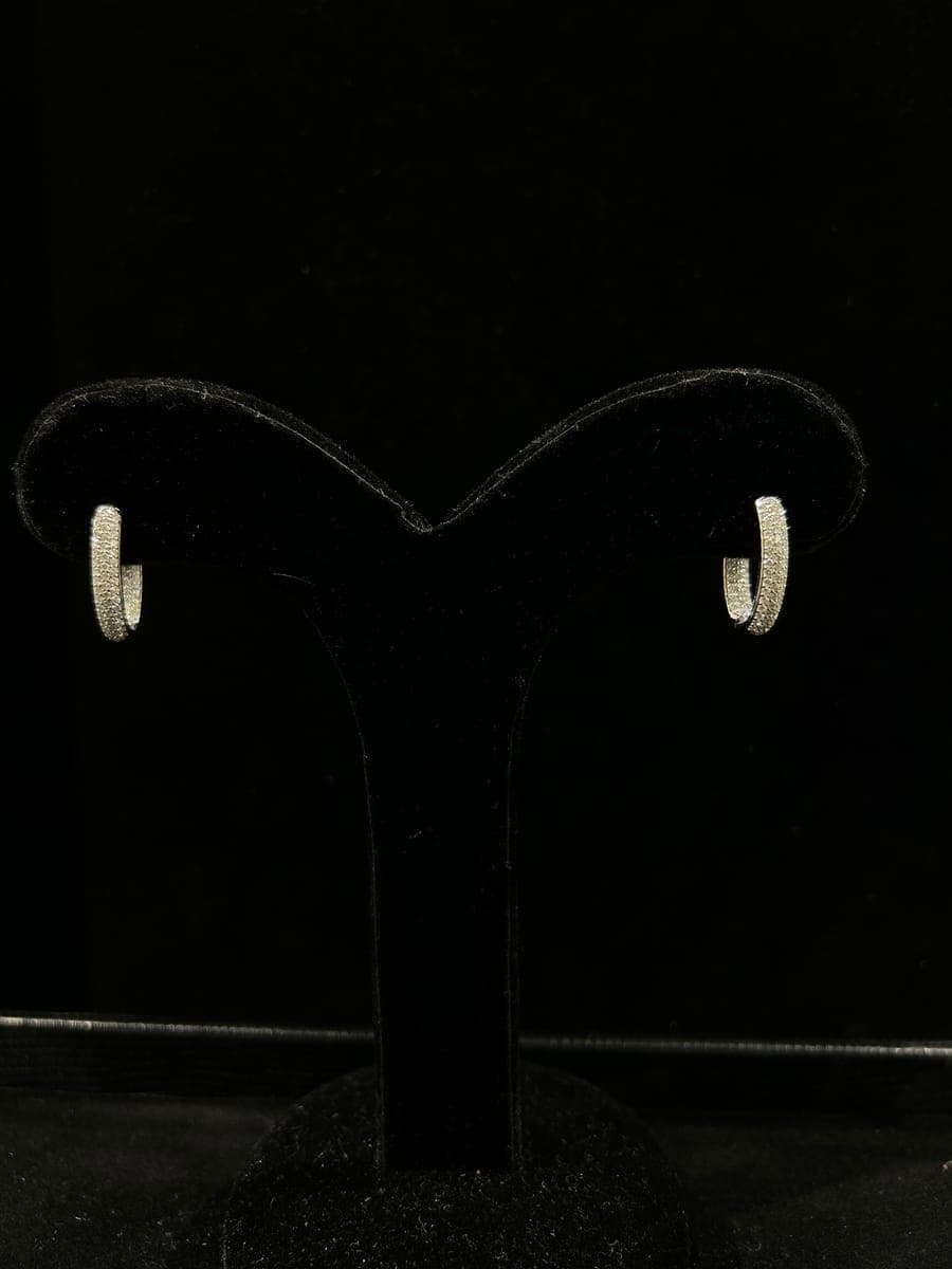 White Gold Diamond Earrings