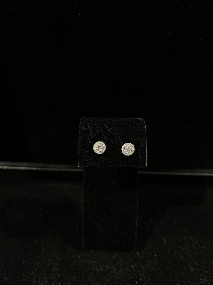 White Gold Diamond Earrings