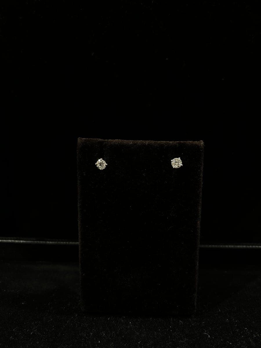 White Gold Diamond Earrings