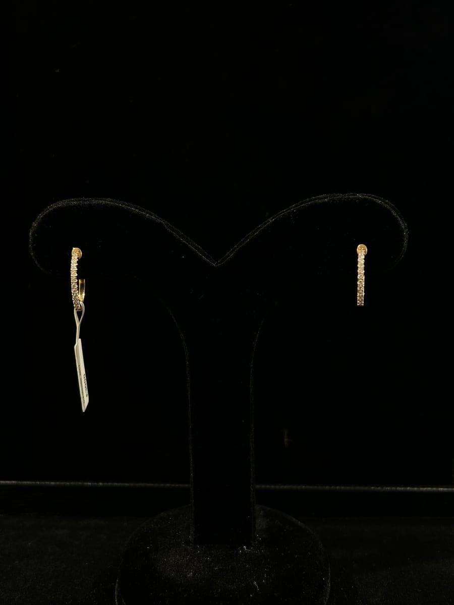 Rose Gold Diamond Earrings