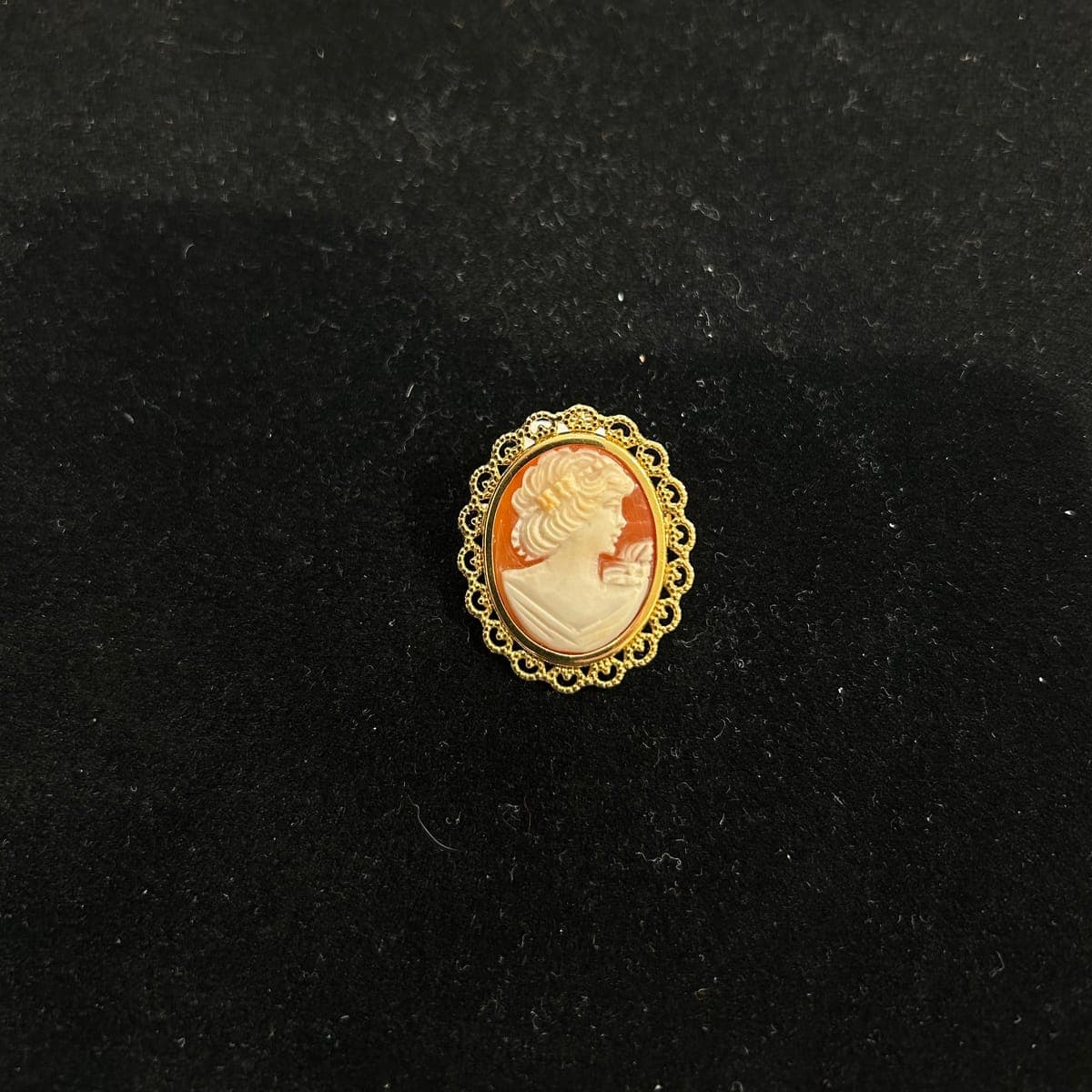 Yellow Gold Brooch