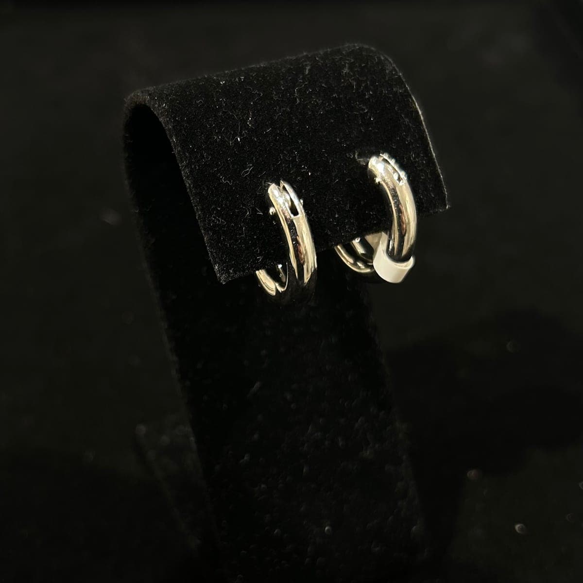 White Gold Earrings
