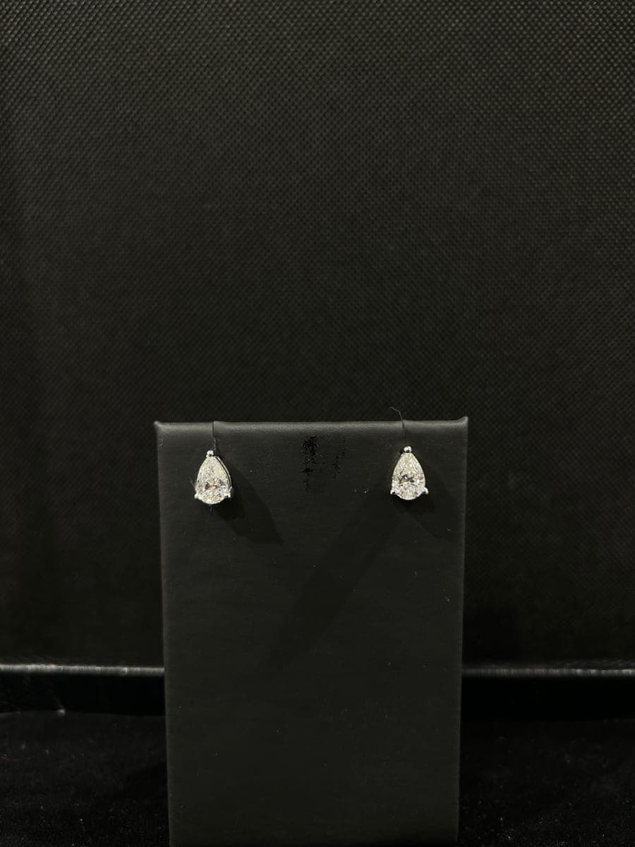 White Gold Diamond Earrings
