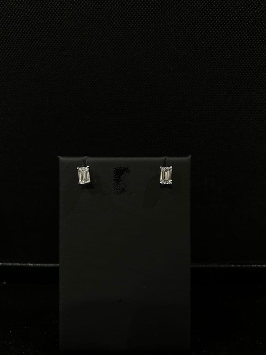 White Gold Diamond Earrings