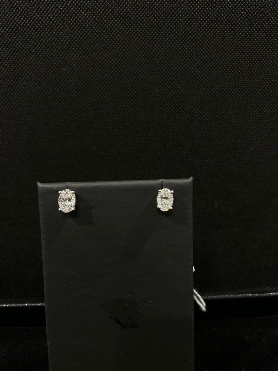 White Gold Diamond Earrings