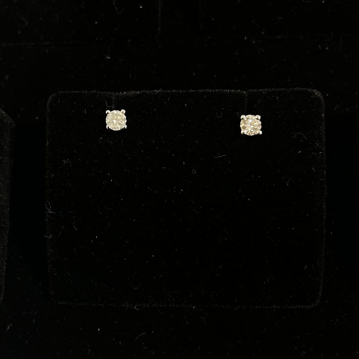 White Gold Diamond Earrings