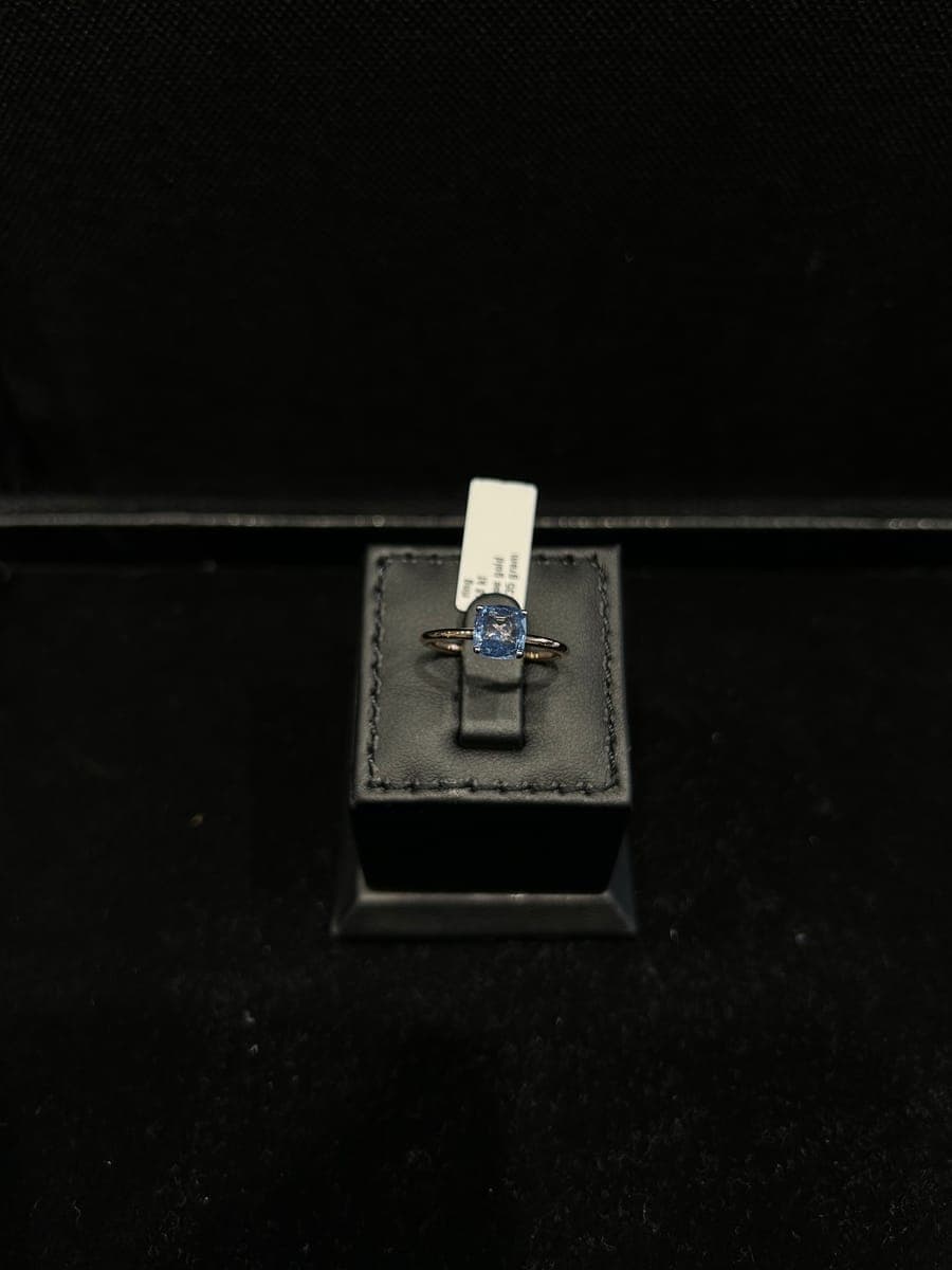 Rose Gold Diamond & Sapphire Ring