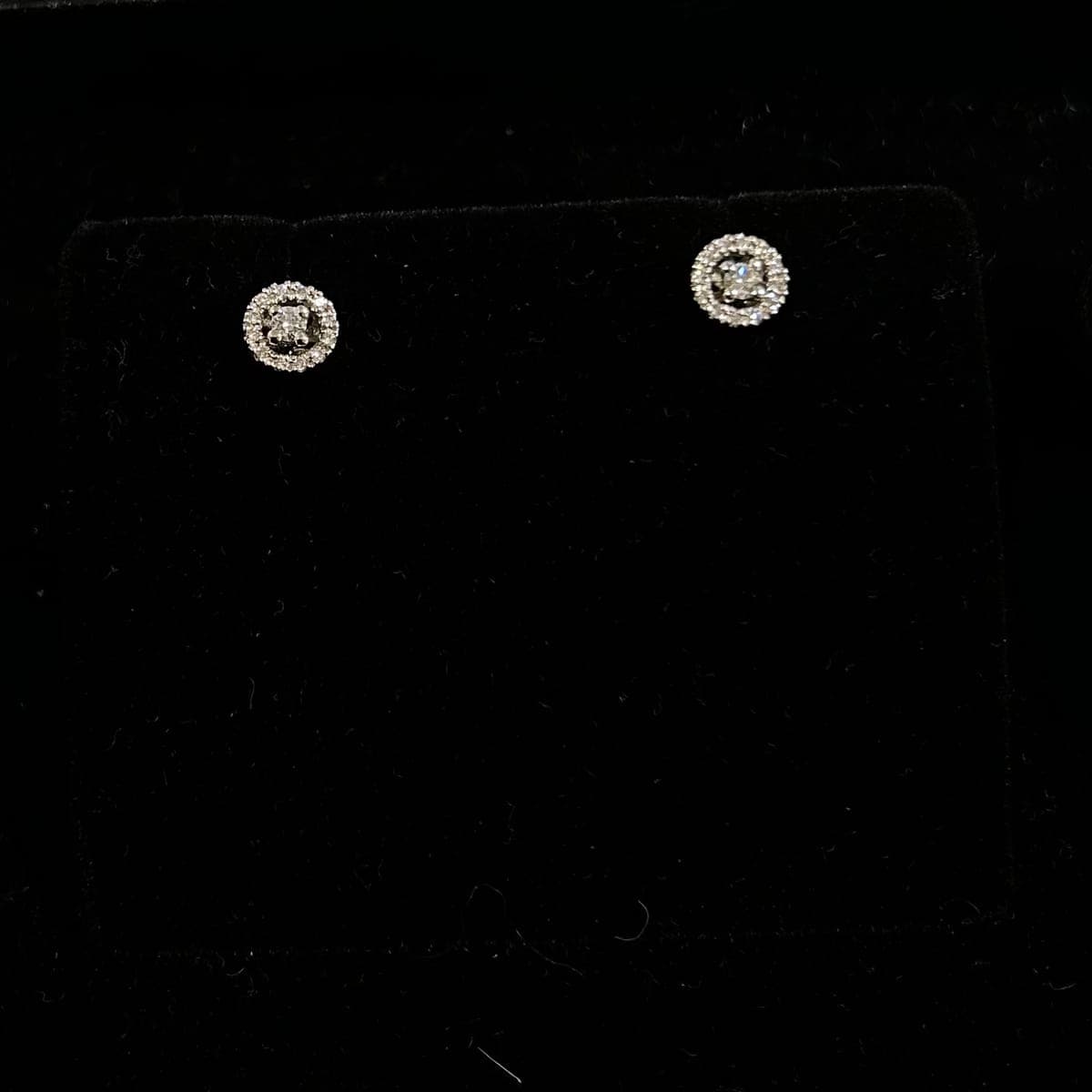White Gold Diamond Earrings