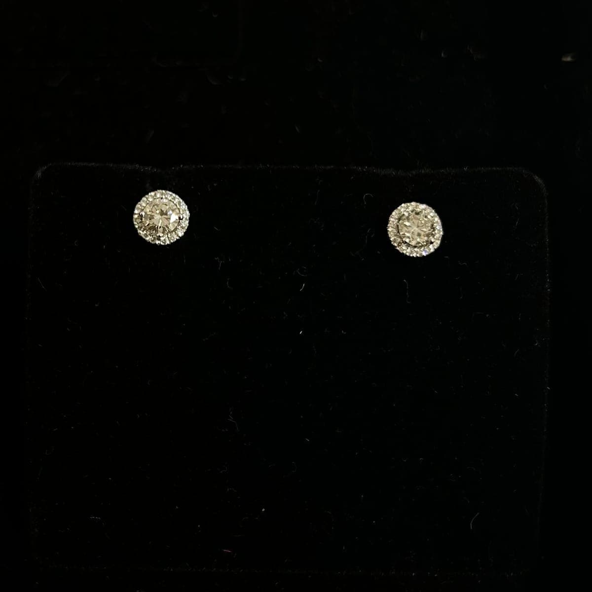 White Gold Diamond Earrings