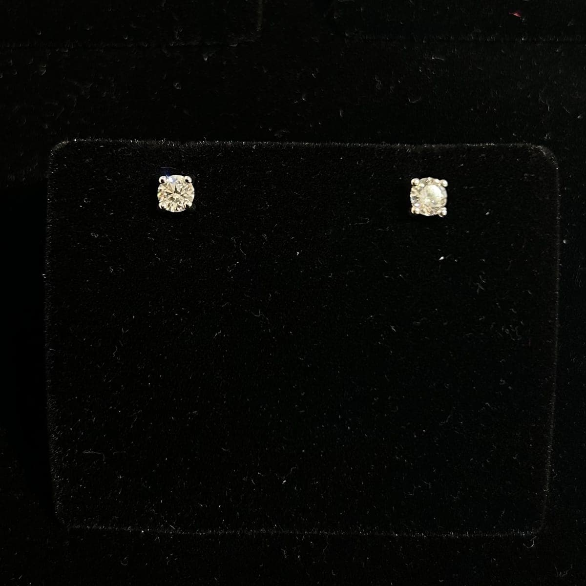 White Gold Diamond Earrings