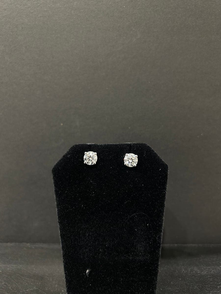 White Gold Diamond Earrings