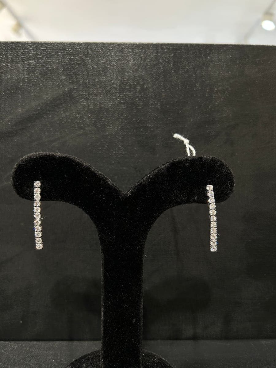 White Gold Diamond Earrings