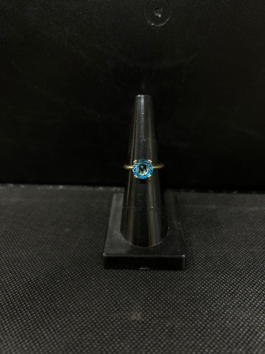 Yellow Gold Topaz Ring