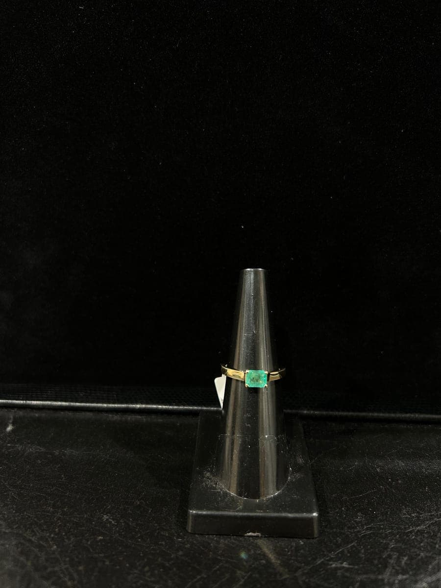 Yellow Gold Emerald Ring