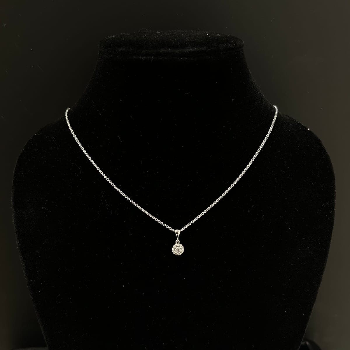 White Gold Diamond Pendant