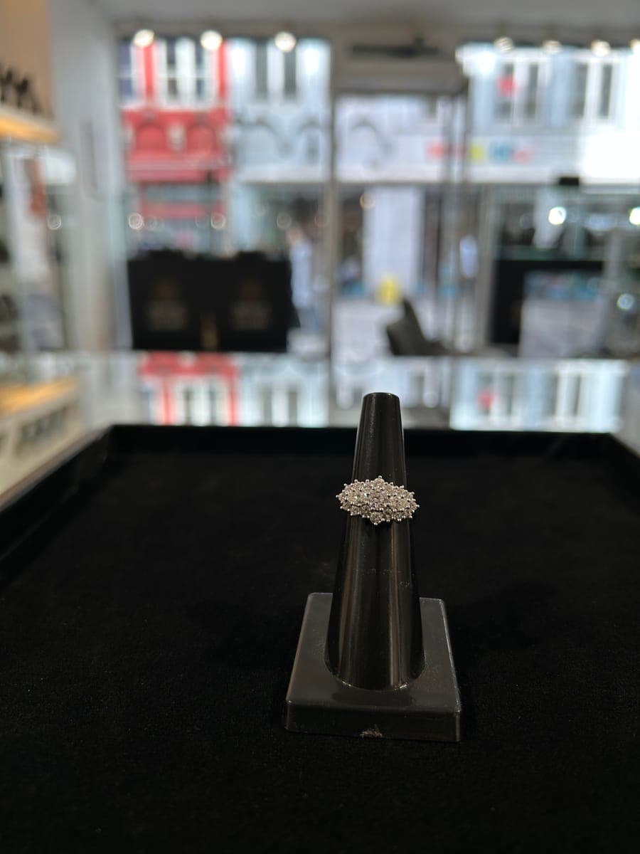 White Gold Diamond Ring