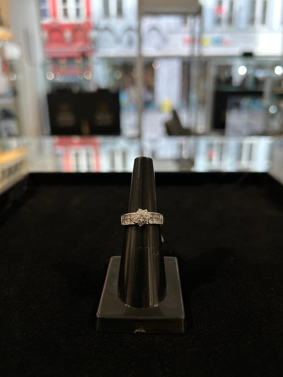 White Gold Diamond Ring