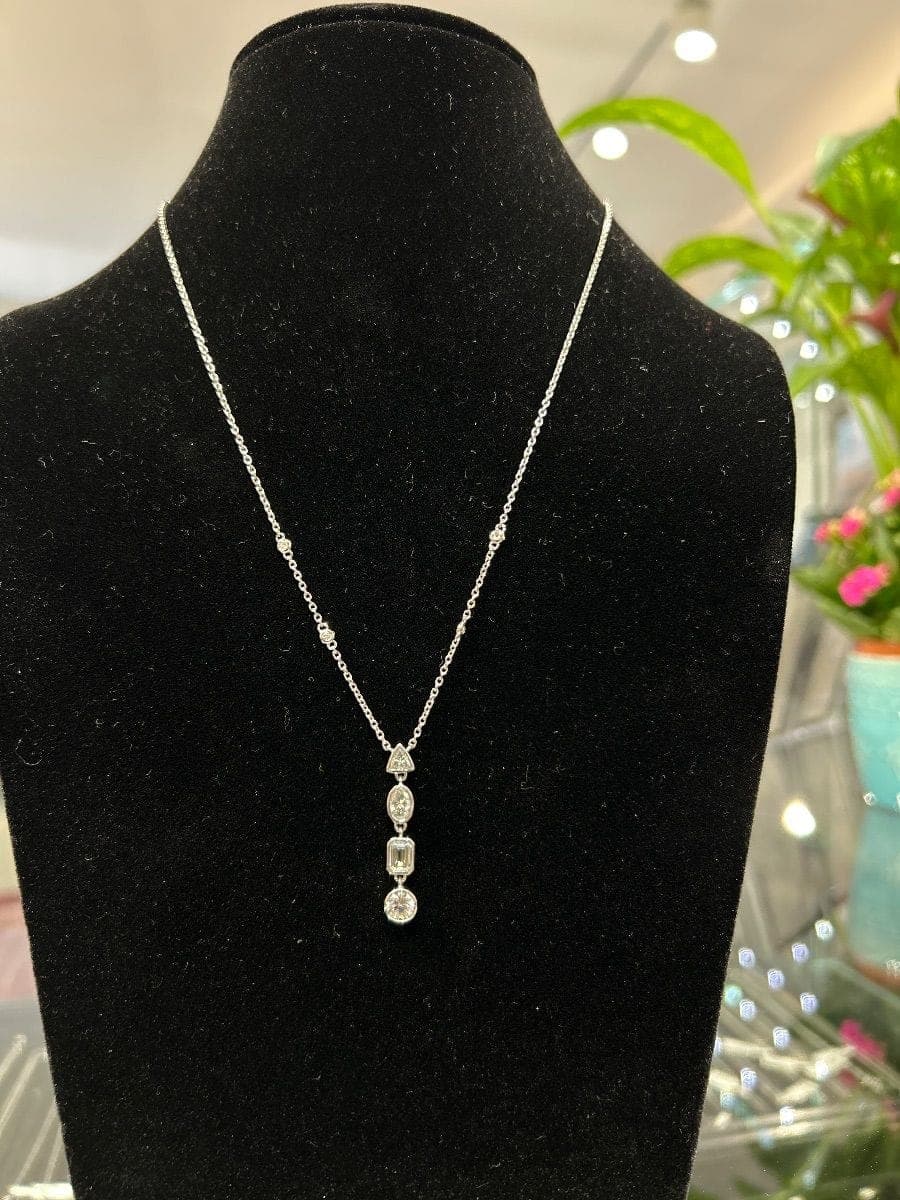 White Gold Diamond Pendant
