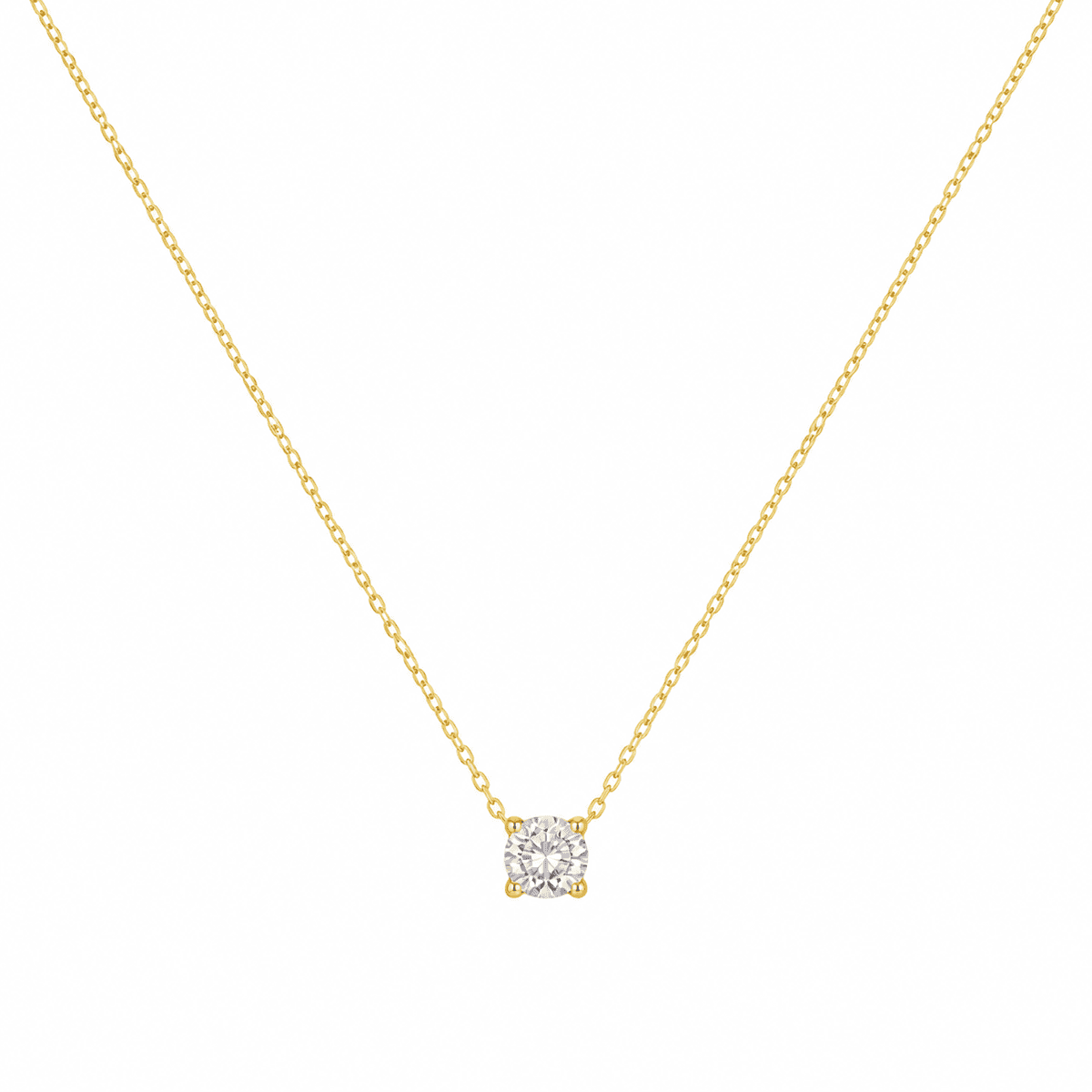 Yellow Gold Diamond Pendant
