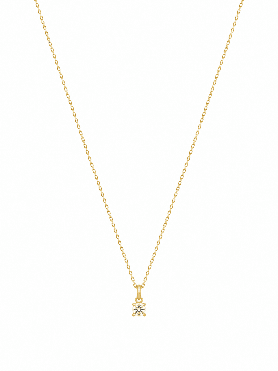Yellow Gold Diamond Pendant