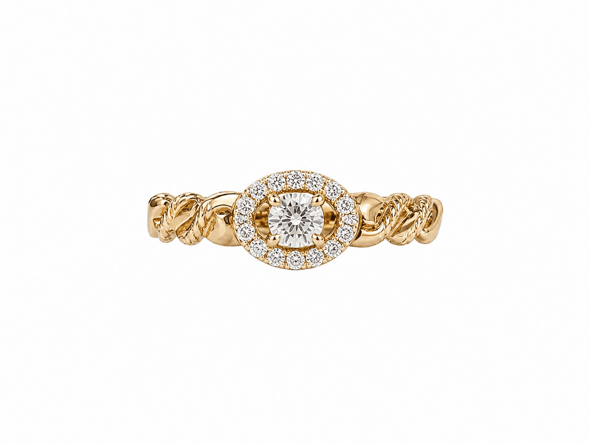 Rose Gold Diamond Ring
