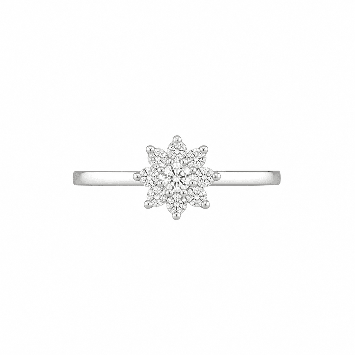 White Gold Diamond Ring