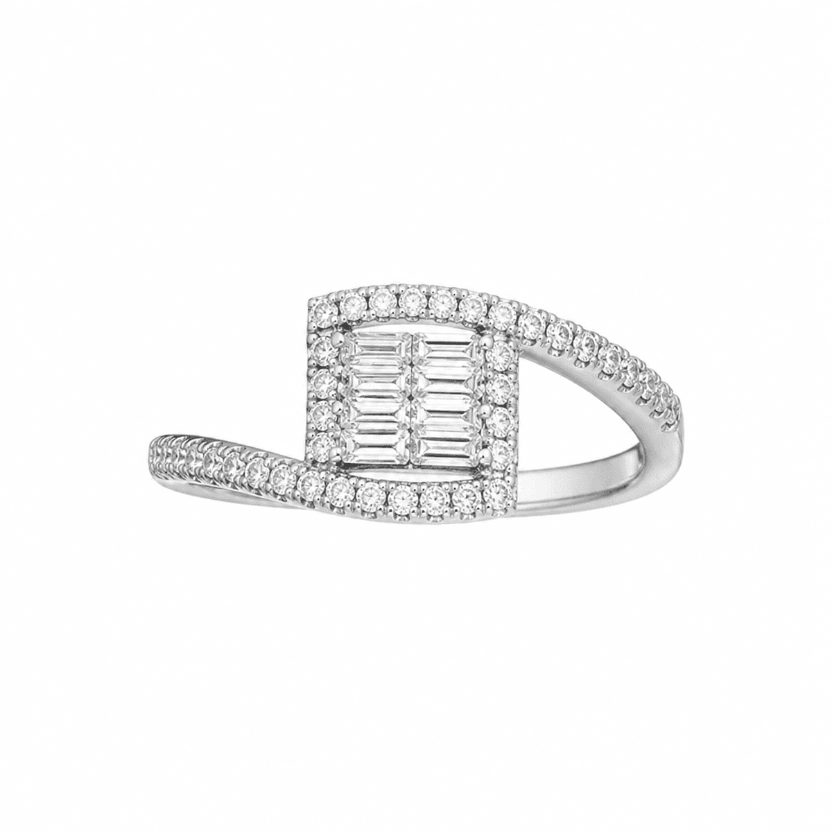 White Gold Diamond Ring