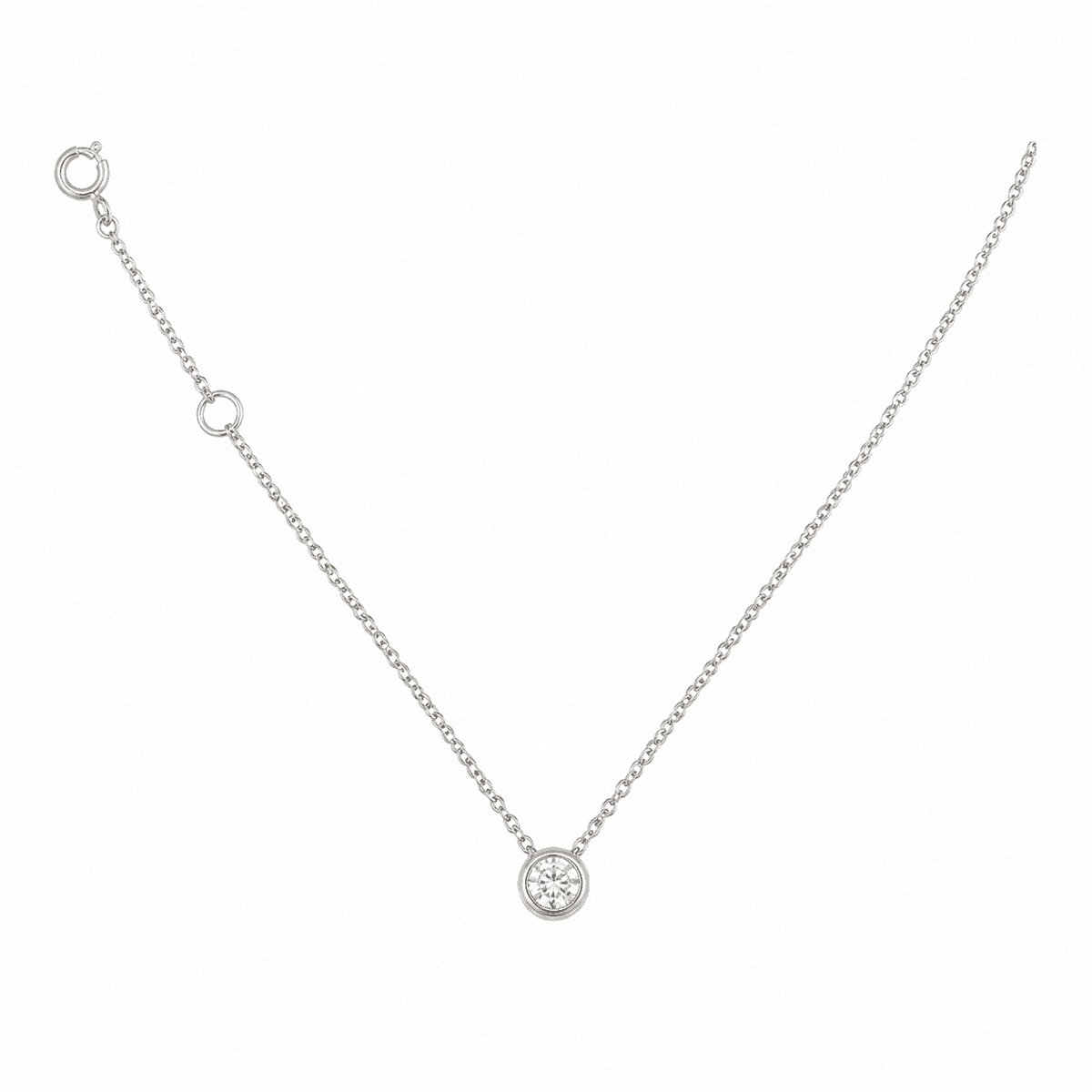 White Gold Diamond Pendant