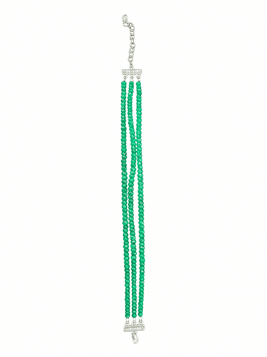 White Gold Emerald Bracelet