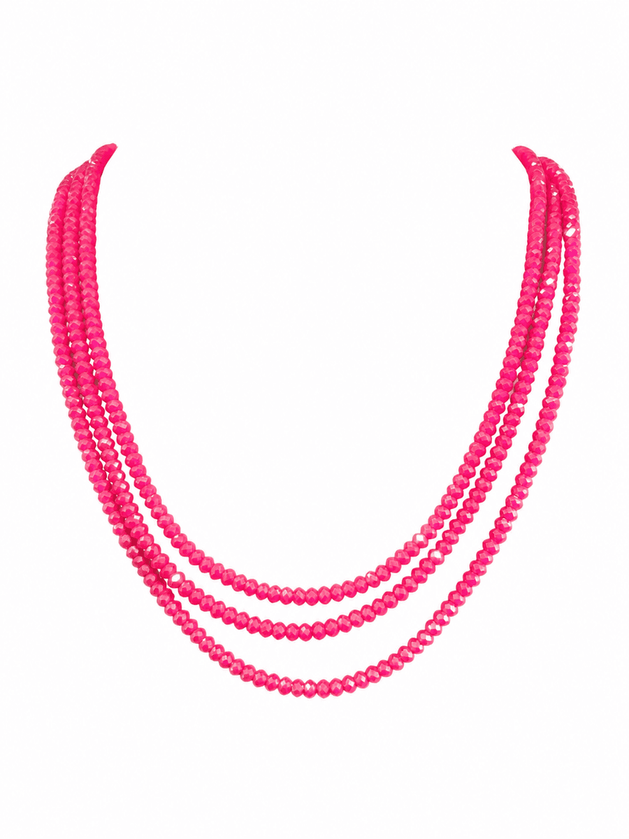 Yellow Gold Ruby Necklace